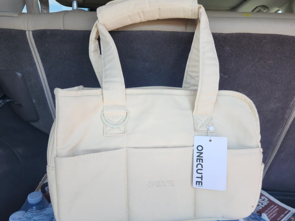 ONE CUTE Pet Carrier Bag - Beige image indicator(3)