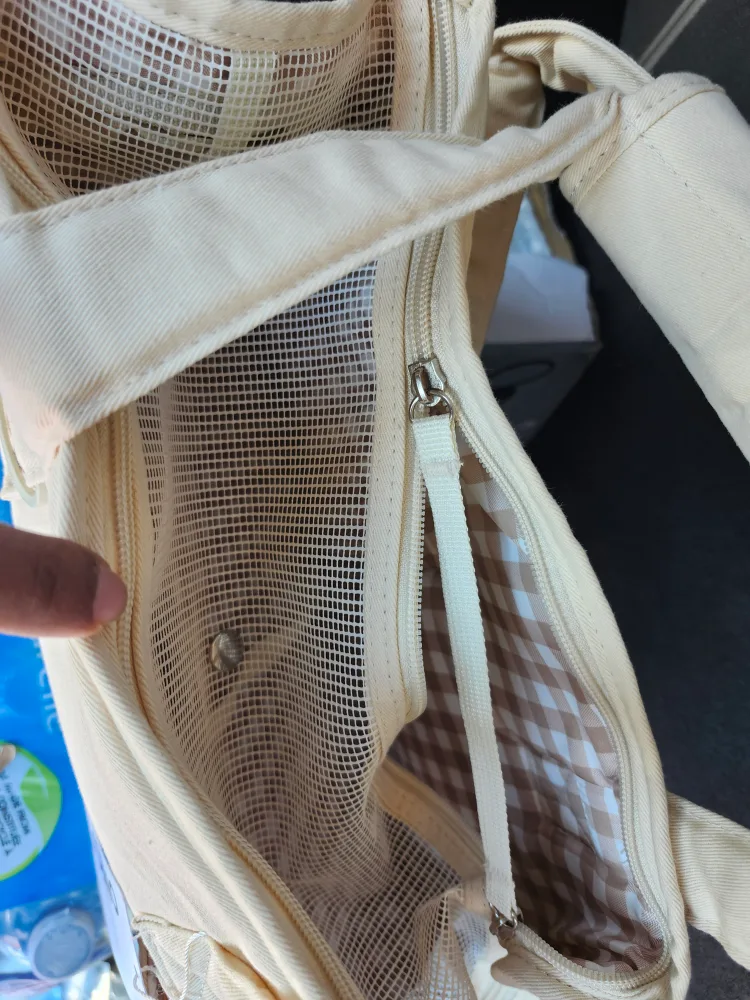 ONE CUTE Pet Carrier Bag - Beige image indicator(4)