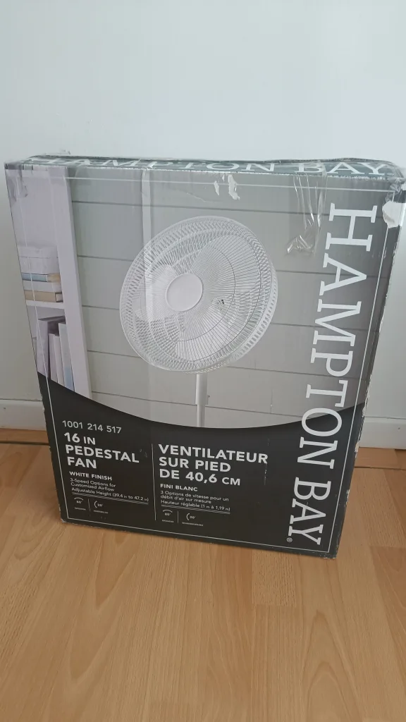 Hampton Bay 16 in Pedestal Fan 🥕 thumbnail