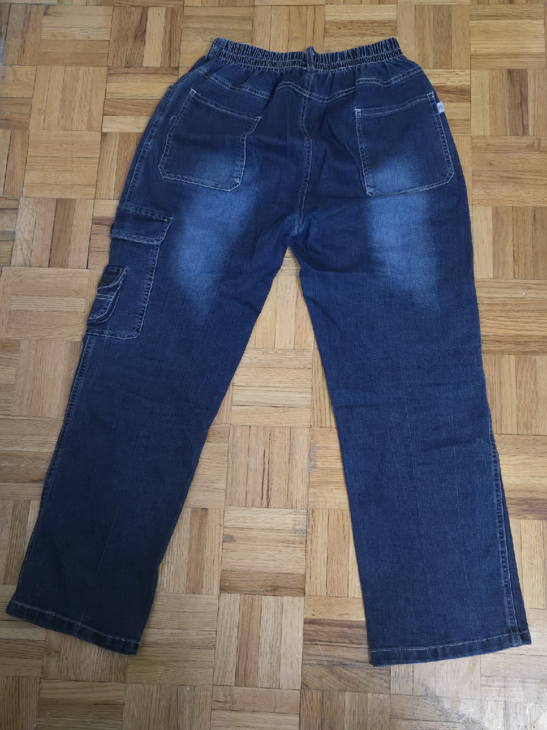 Best Xiu Xian Fashion Denim Cargo Pants - photo 2