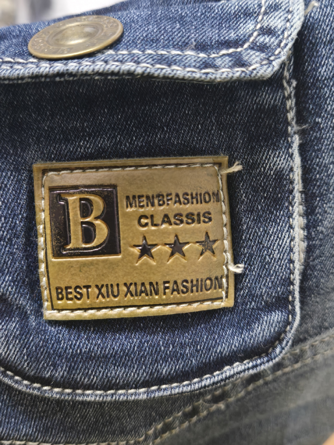 Best Xiu Xian Fashion Denim Cargo Pants - photo 3