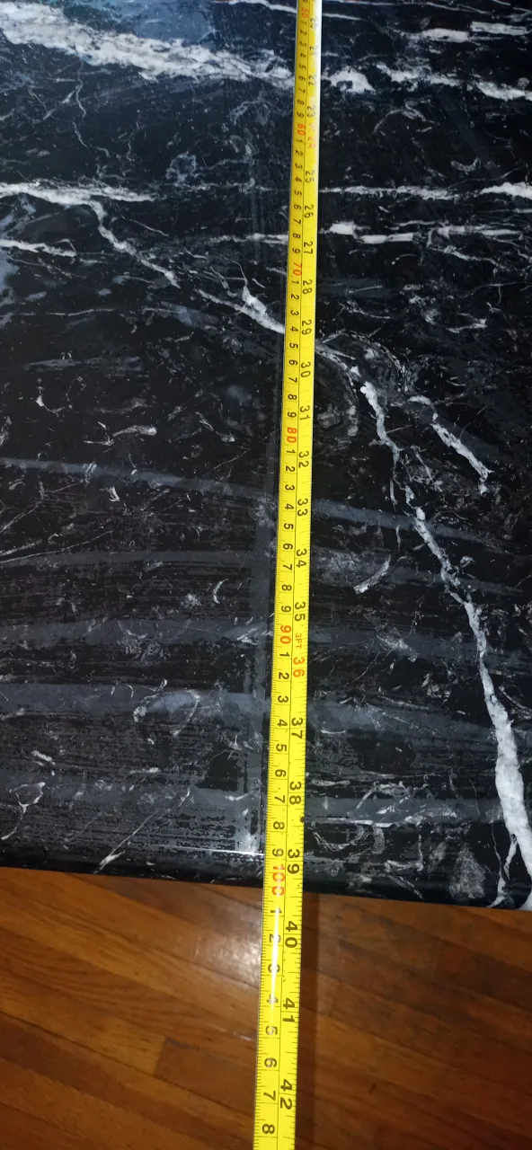 Marble Top Table - Black image indicator(3)