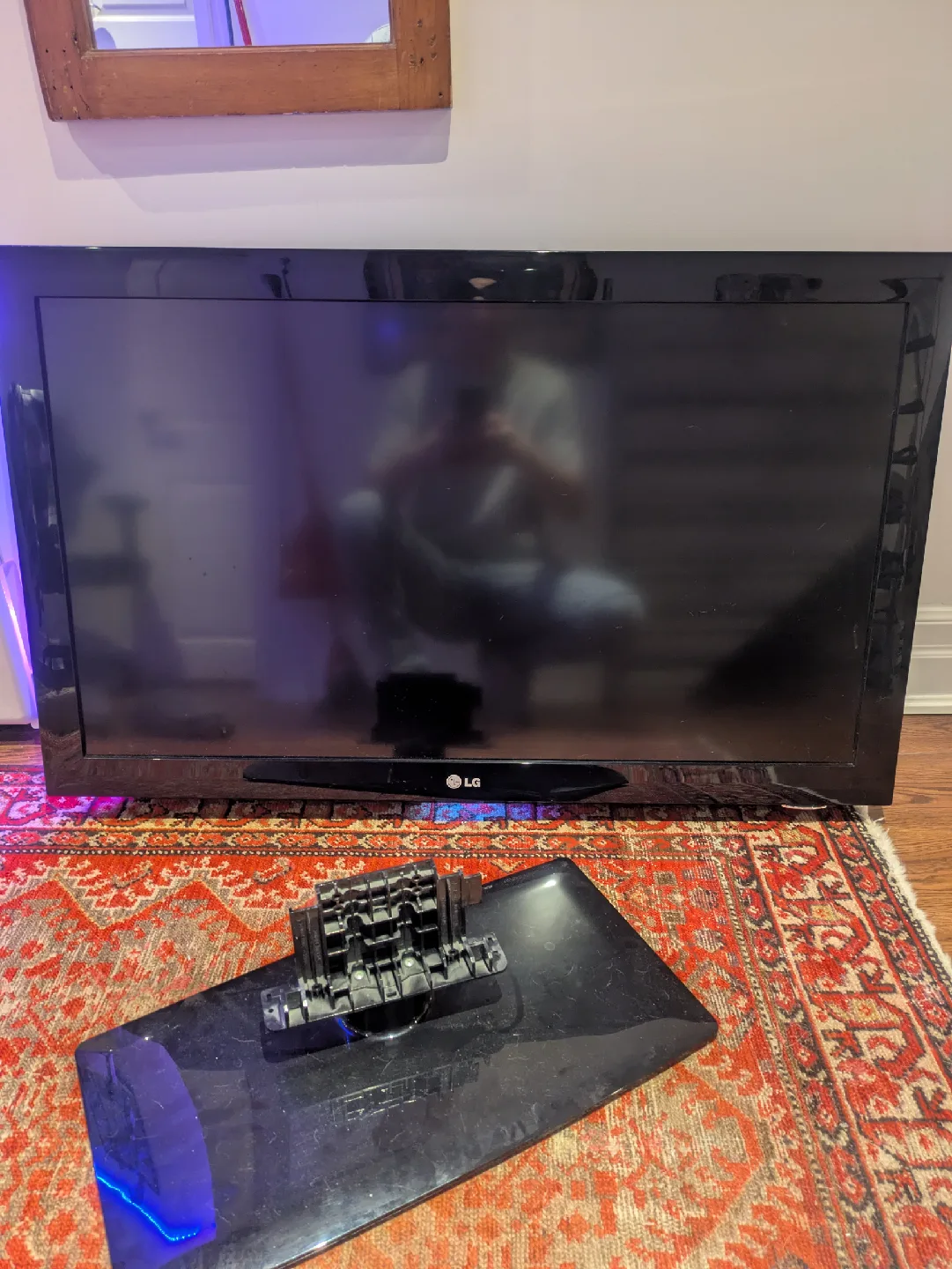 LG TV with stand thumbnail