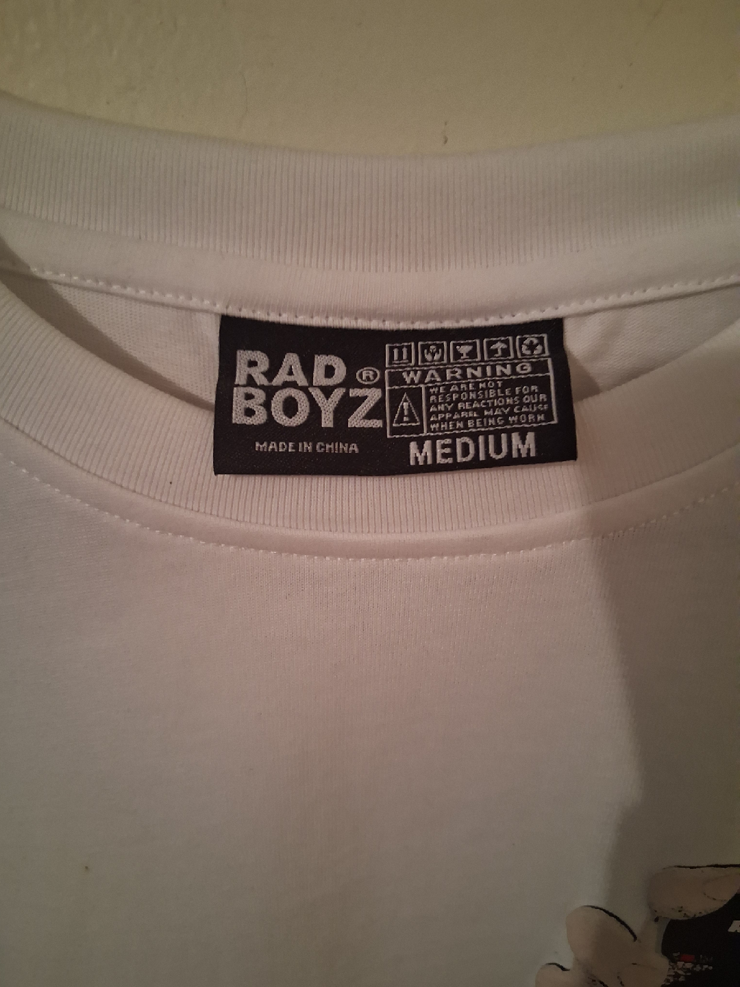 Rad Boyz Official White Graphic t-shirt Size Medium - photo 3