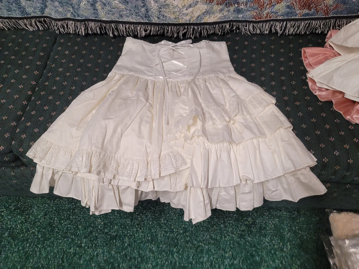White & Pink Lolita Skirts thumbnail