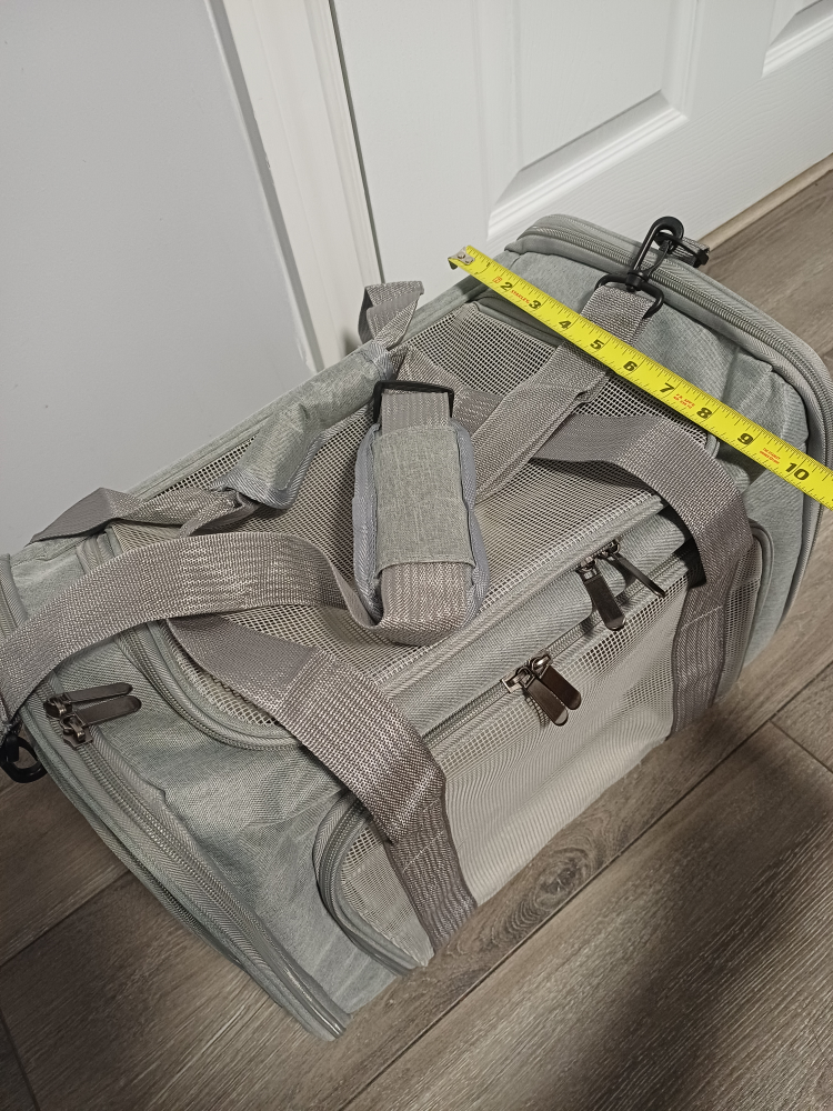 Grey Pet Carrier - 17x11x11 inches - photo 5