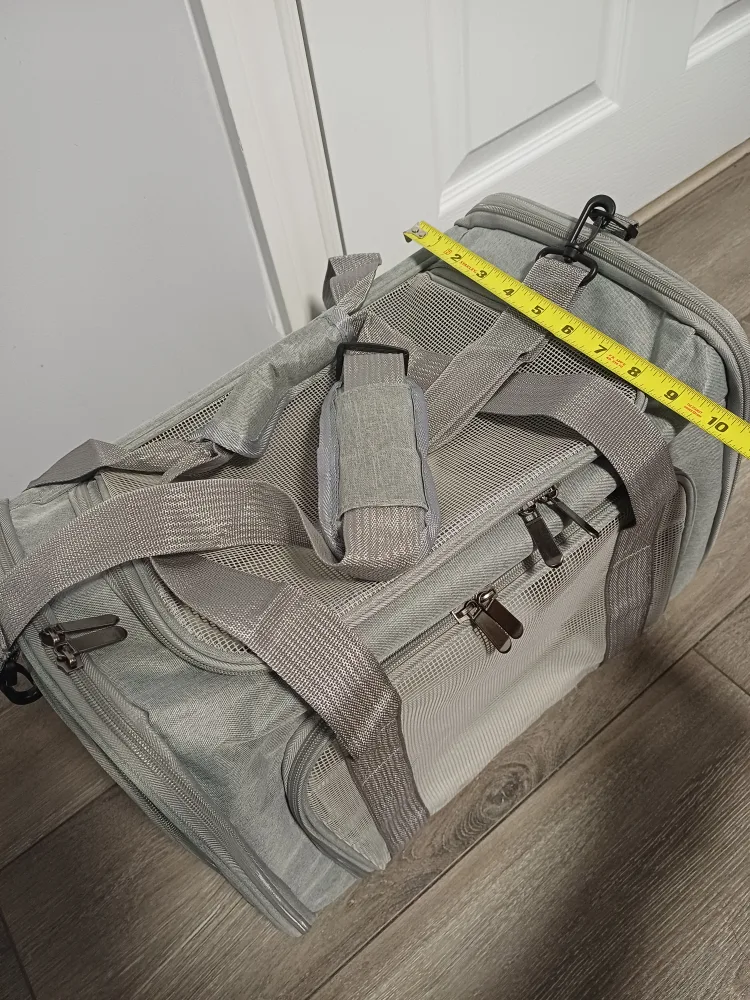 Grey Pet Carrier - 17x11x11 inches image indicator(5)