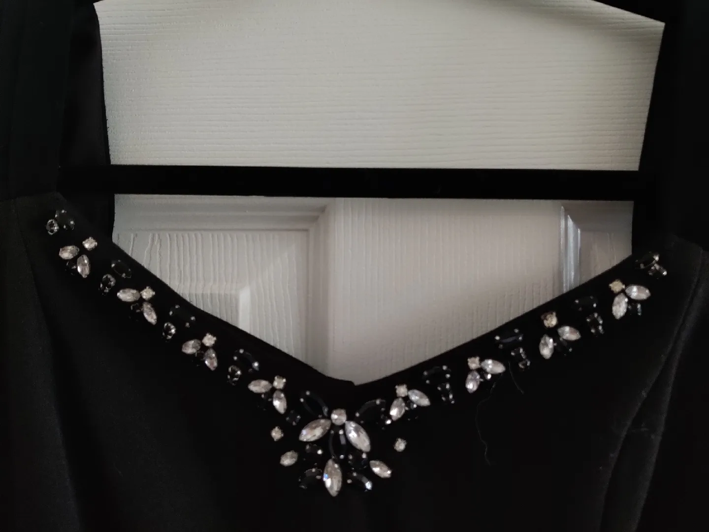 Little Black Dress with Embellished Neckline image indicator(3)