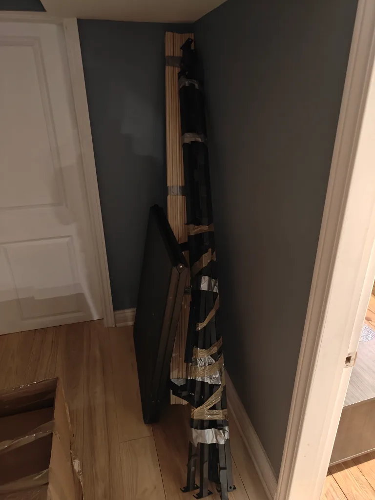 King Size Grey Upholstered Bed Frame image indicator(10)