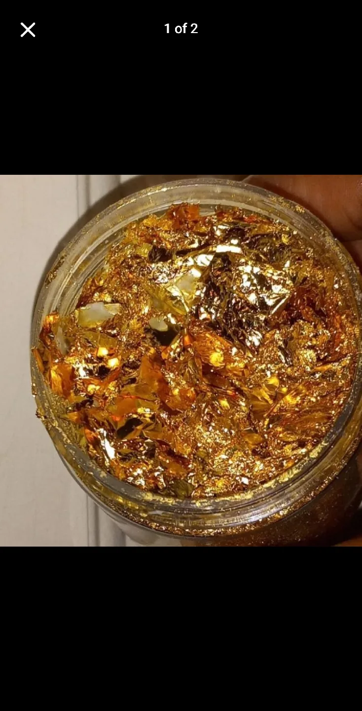 Gold Flakes for Crafts or Decoration thumbnail