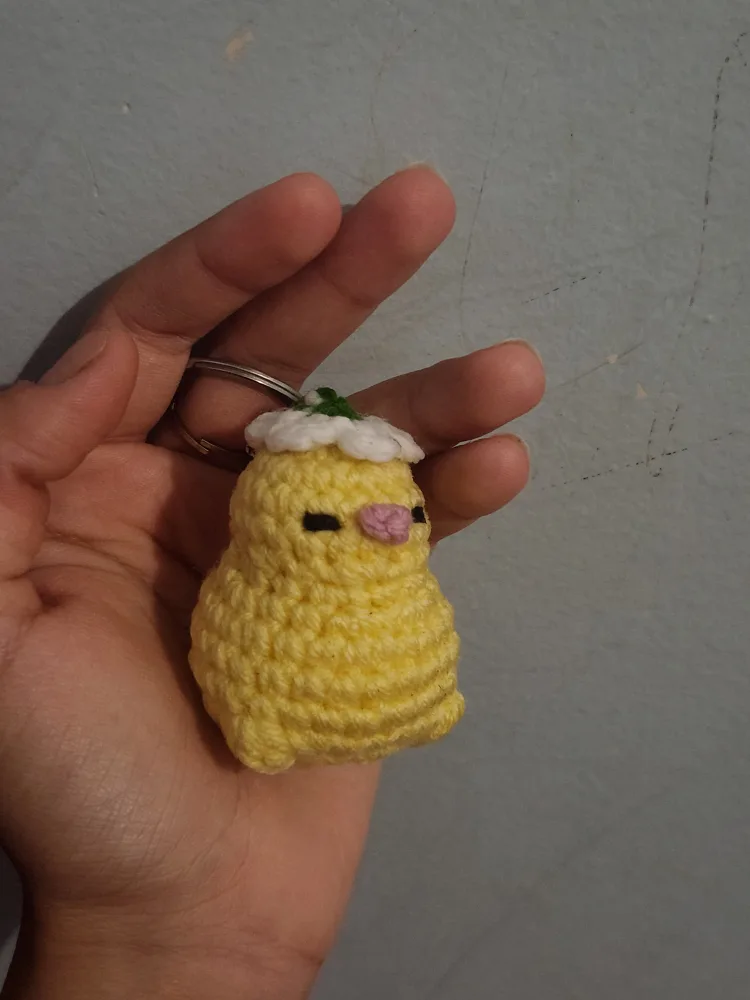 Handmade Crochet Mini Duck 🥕 thumbnail