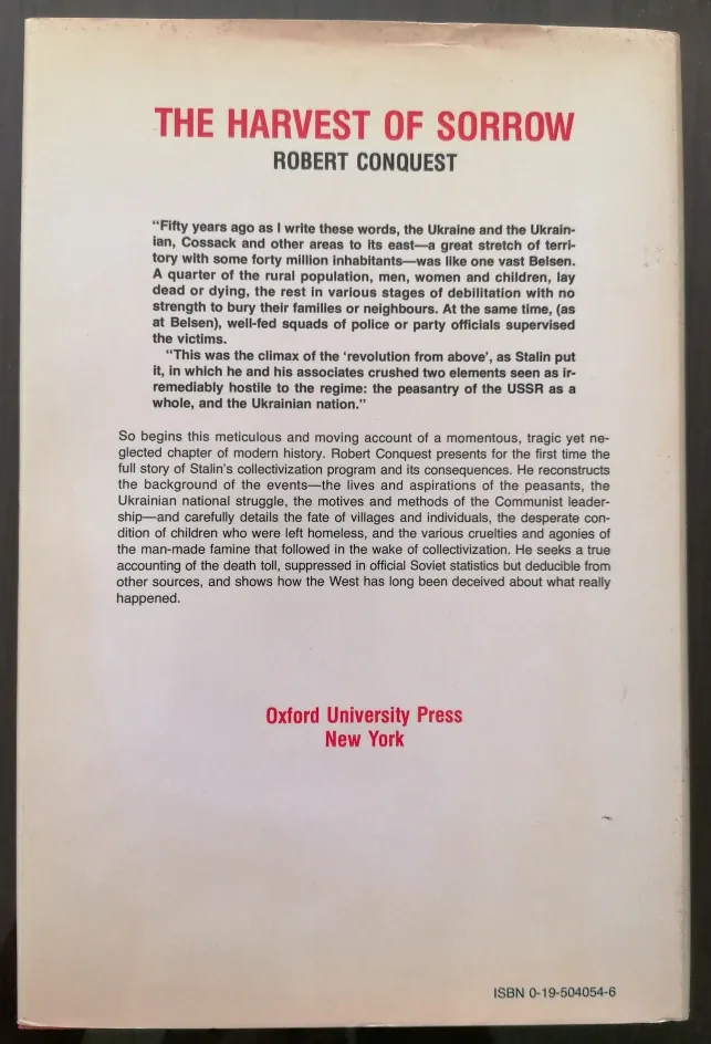 The Harvest of Sorrow by Robert Conquest image indicator(3)