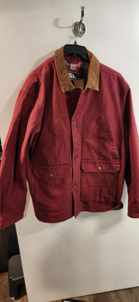 2 Brand New Eddie Bauer Redwood Moleskin Barn Coat - XL