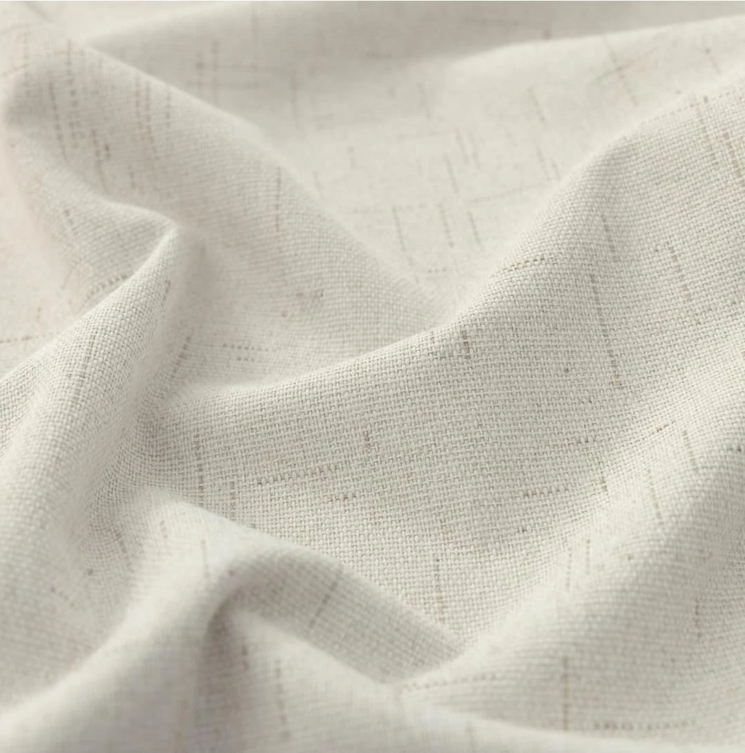 Off-White Linen Blackout Curtains - photo 4