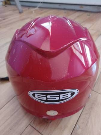 GSB Red Motorcycle Helmet