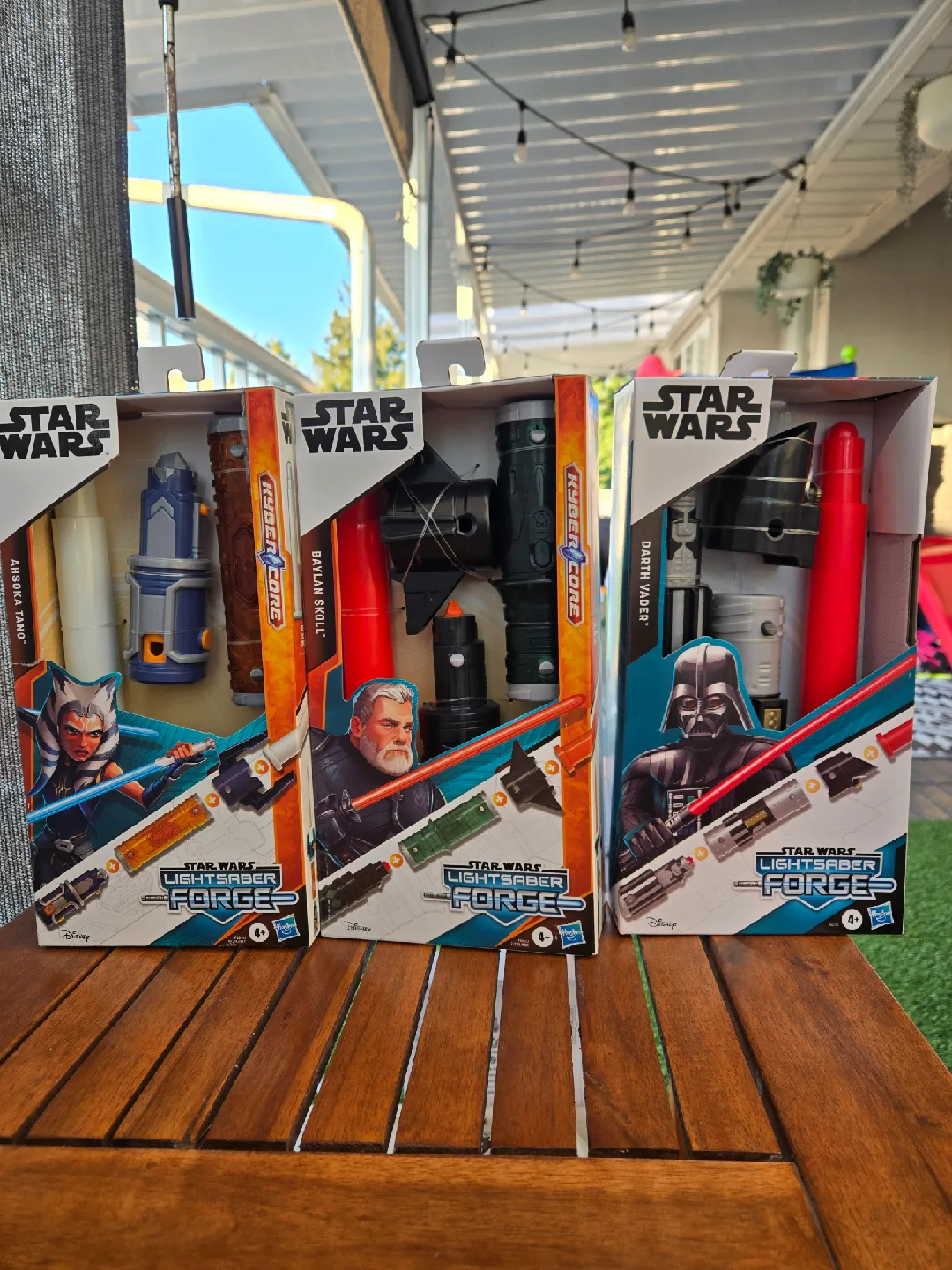 3 brand new Star wars forge light sabers thumbnail