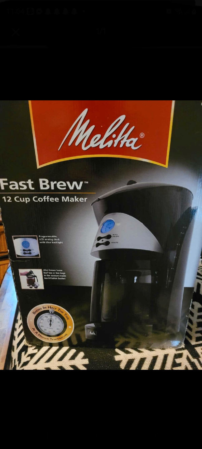 Melitta Fast Brew 12 Cup Coffee Maker