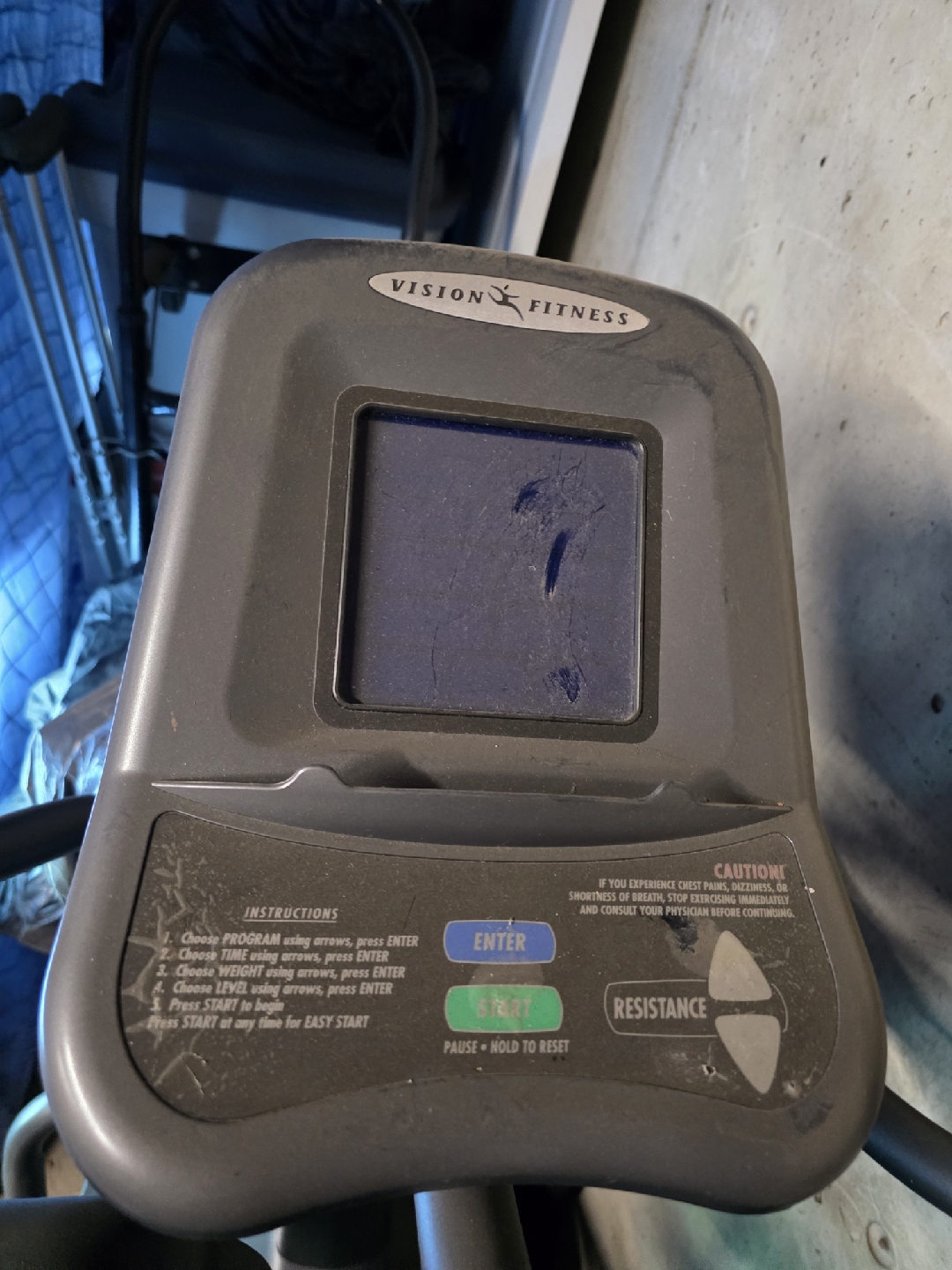 Vision Fitness Elliptical Machine