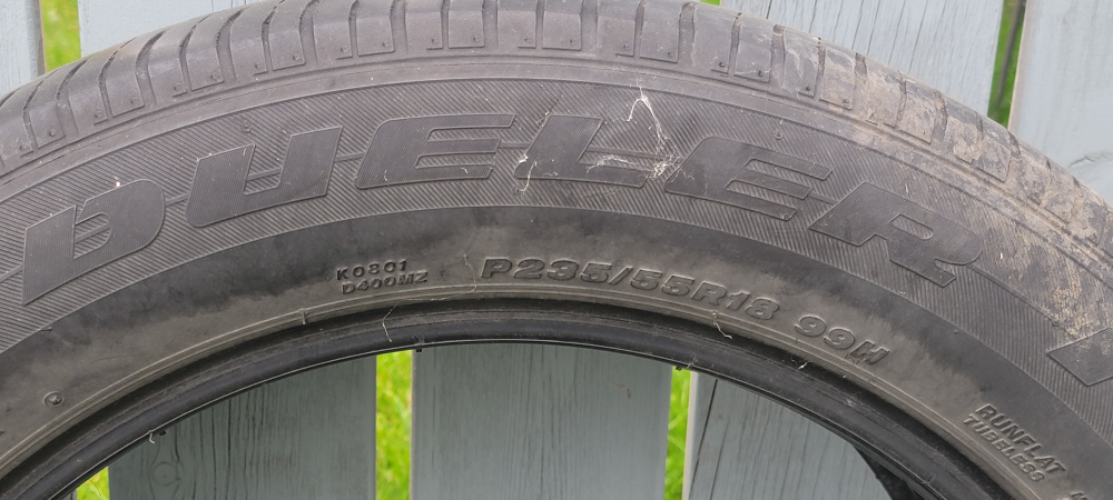 Bridgestone Run Flats - set of 4 - photo 4