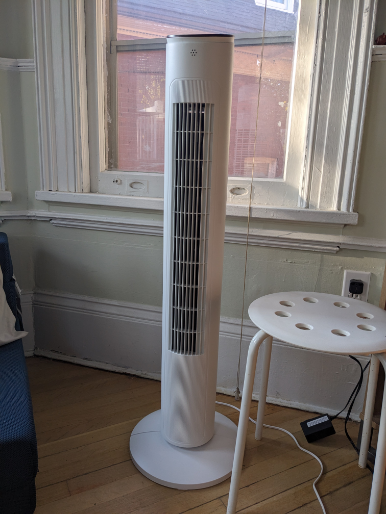 Hampton Bay 40 in. 3 Speed Digital Oscillating Tower Fan