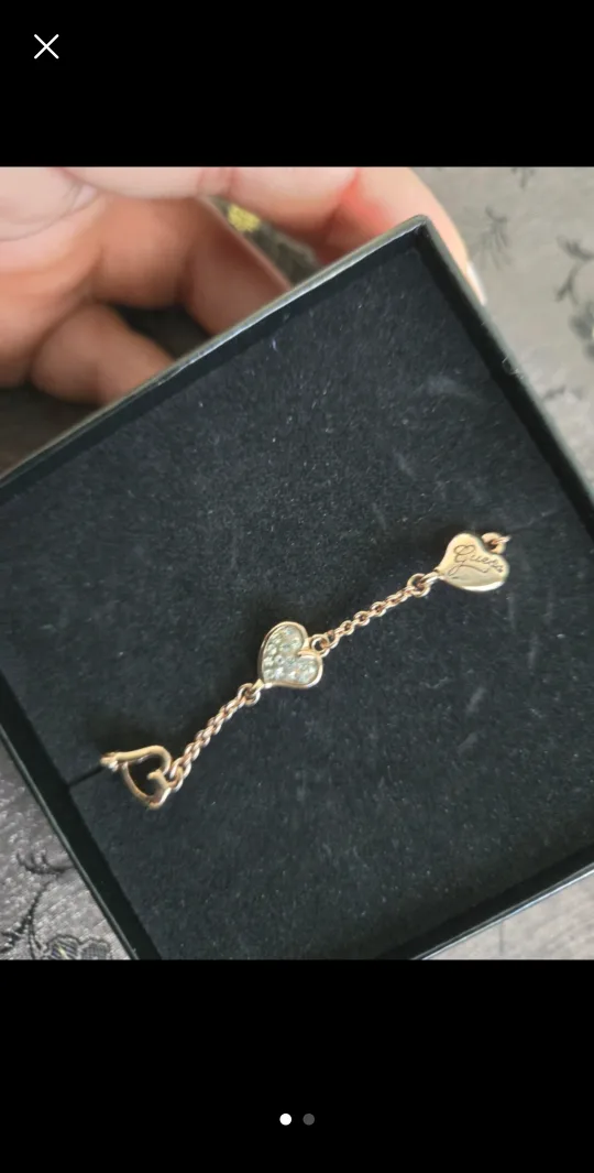Guess Rose Gold Heart Bracelet thumbnail