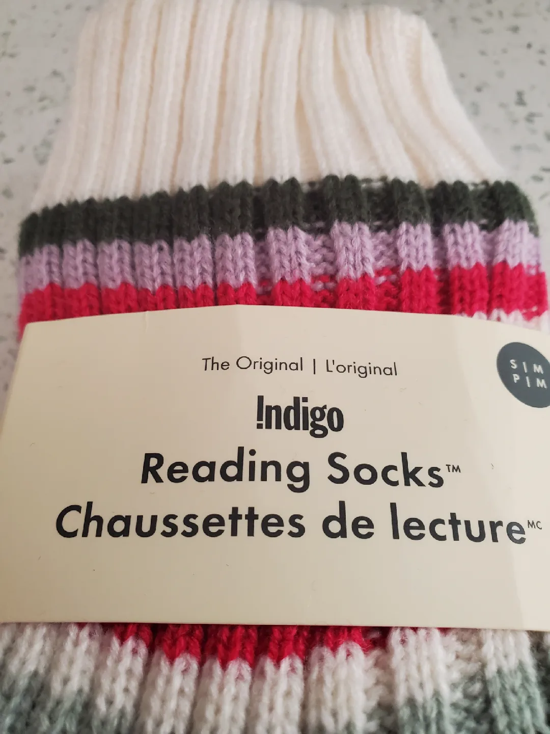 Indigo Reading Socks - New image indicator(2)