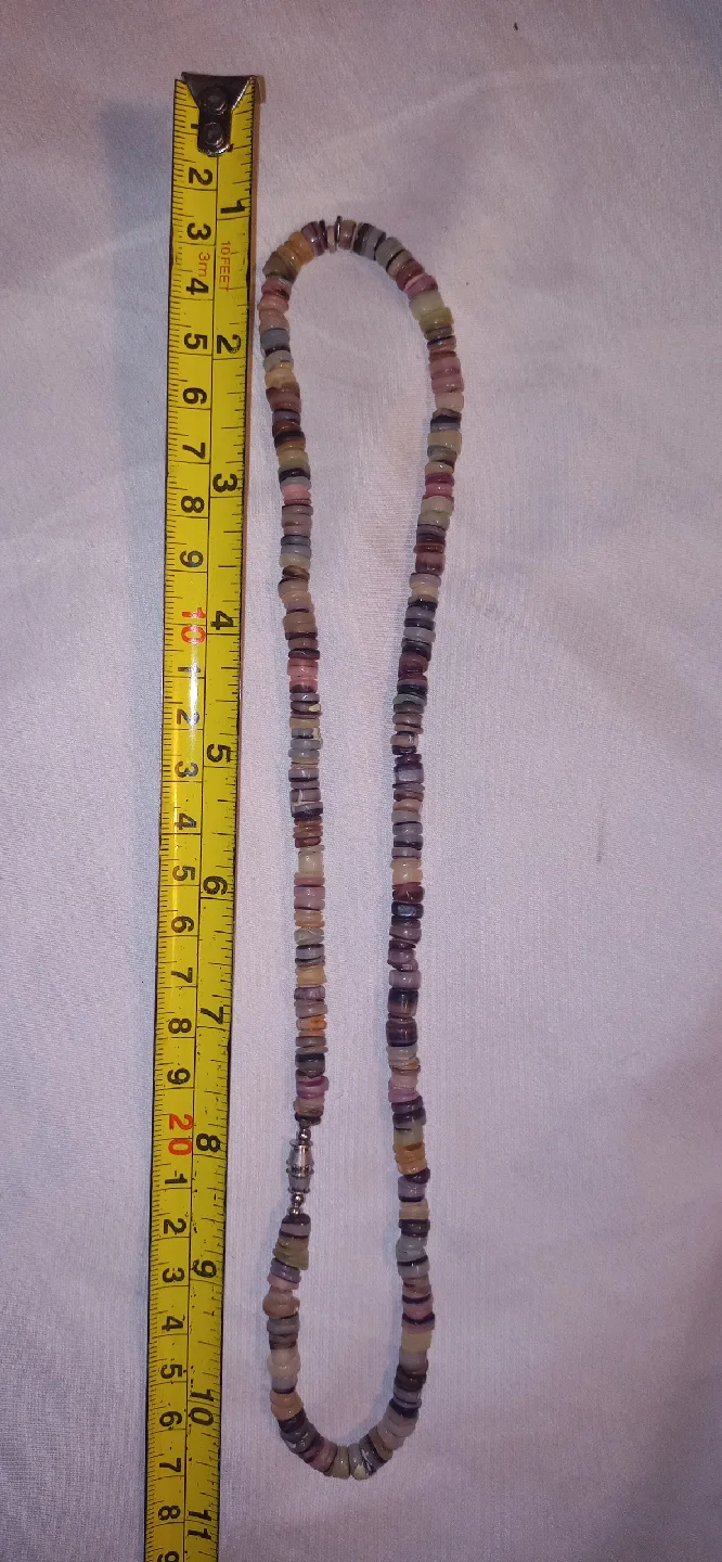 Handmade Multi-Colour Flourite Beaded Necklace image indicator(4)