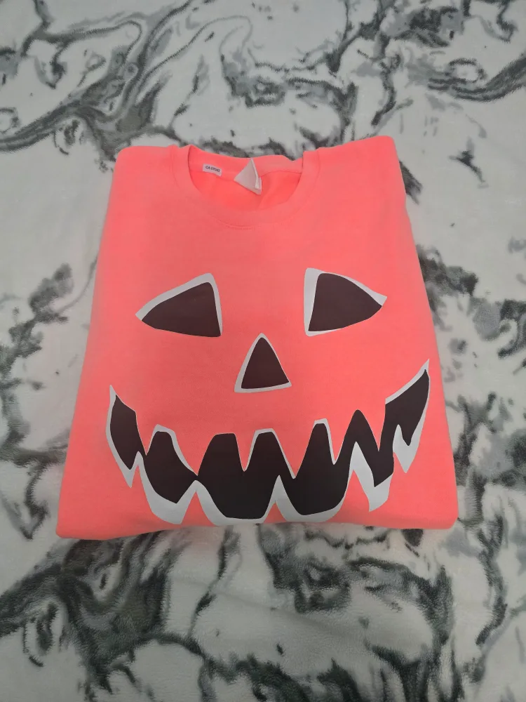 🎃 XL - Orange Pumpkin Sweatshirt thumbnail