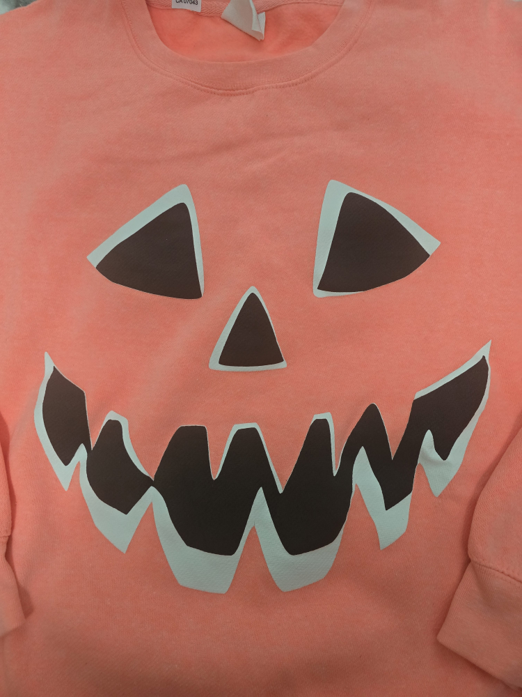 🎃 XL - Orange Pumpkin Sweatshirt - photo 2