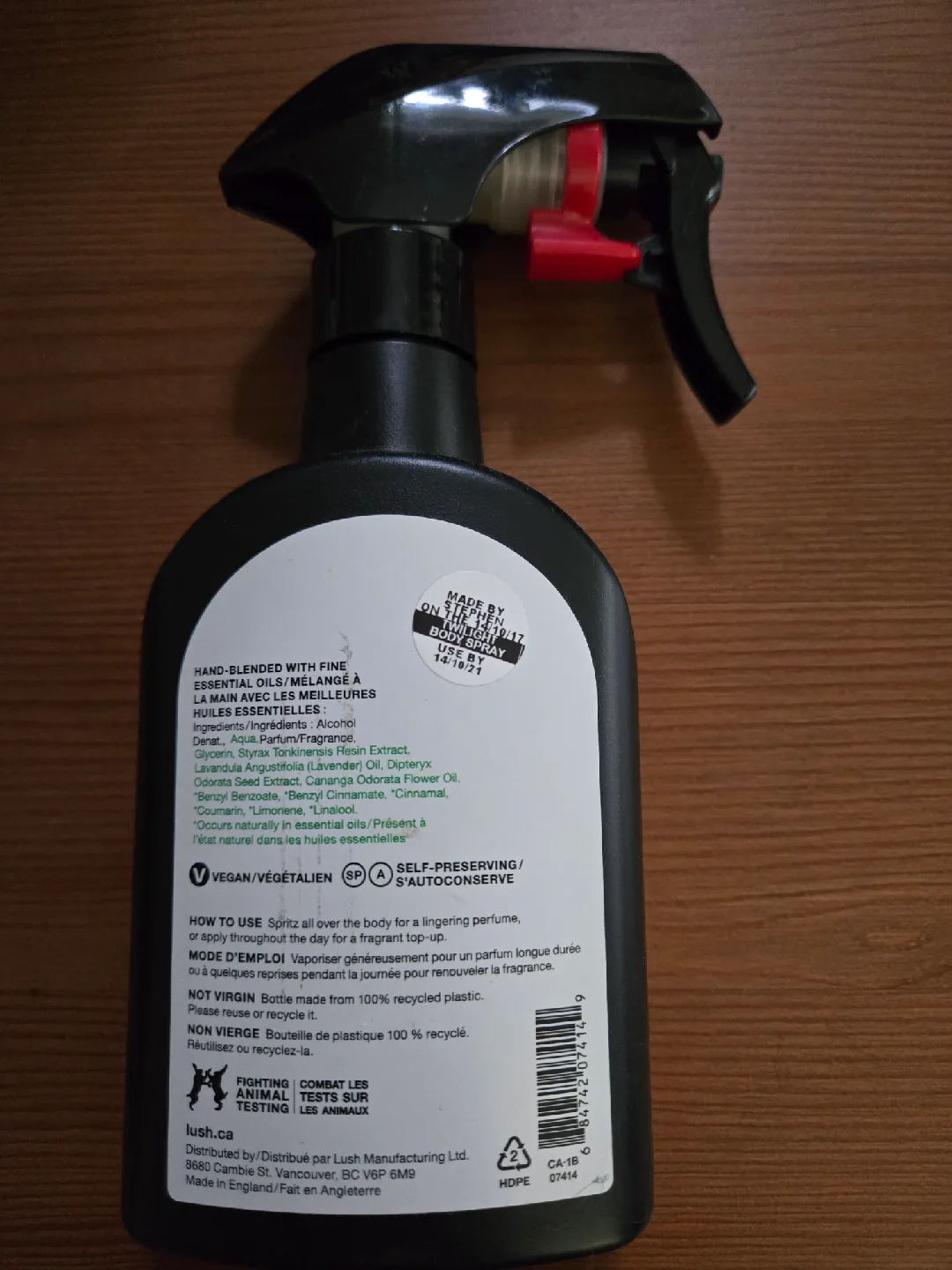 Lush Twilight Body Spray 200ml image indicator(2)