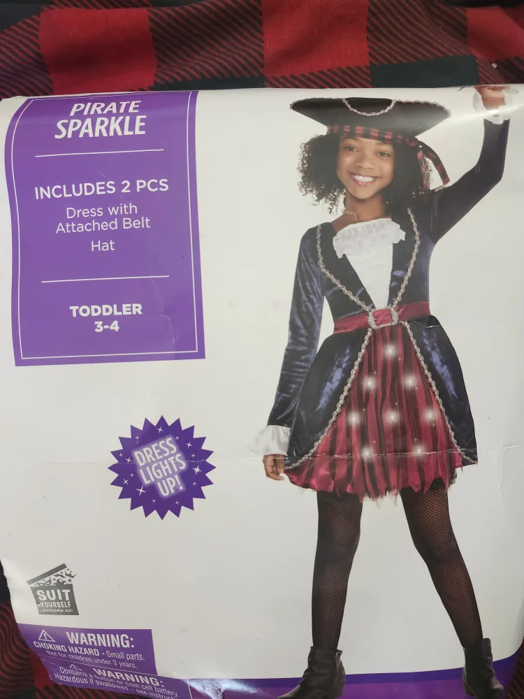 Pirate Costume - Blue, Red, Black 🥕 image indicator(2)