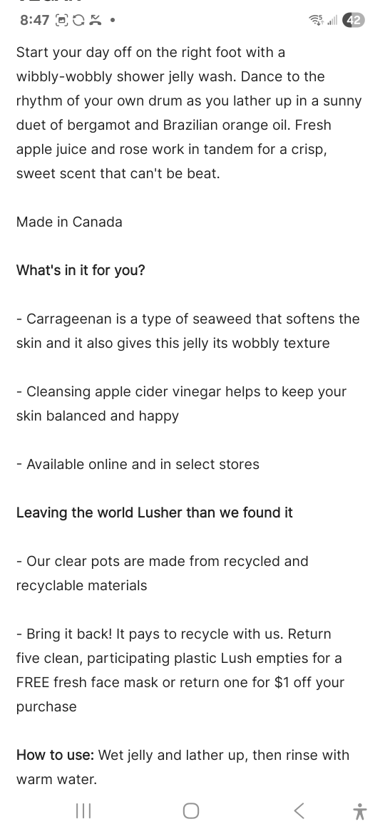 Lush Rumba Shower Jelly 100g - photo 2