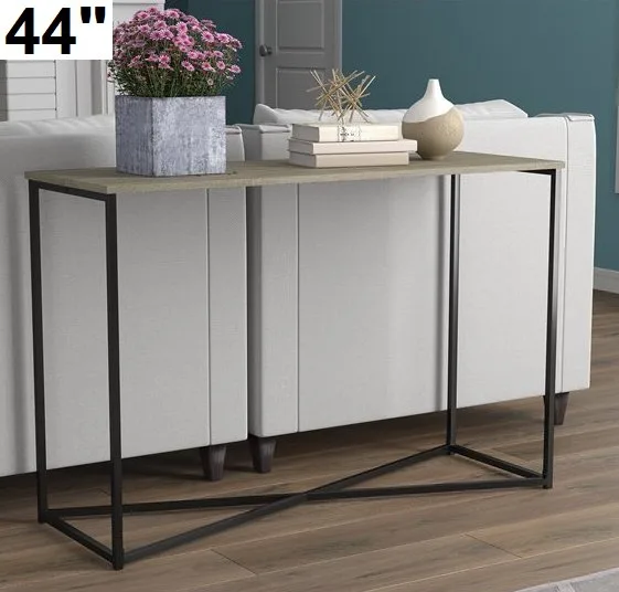 S&CO. Entryway Console Table- Dark Taupe thumbnail