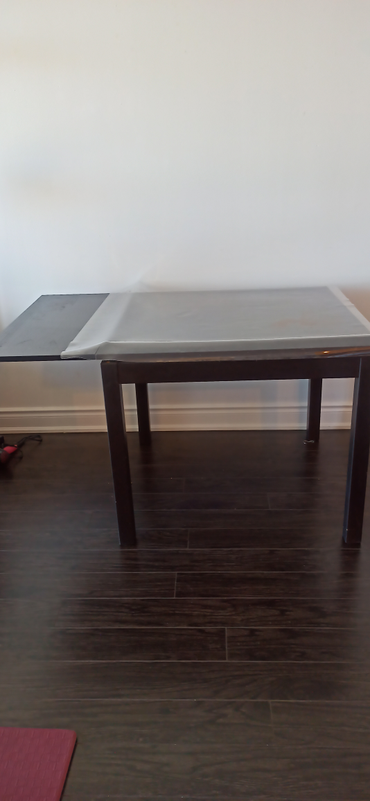 Expandable black Dining Table - photo 4