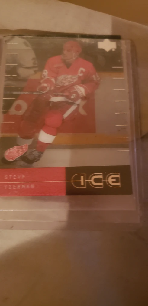 Steve Yzerman Hockey Card - Upper Deck ICE