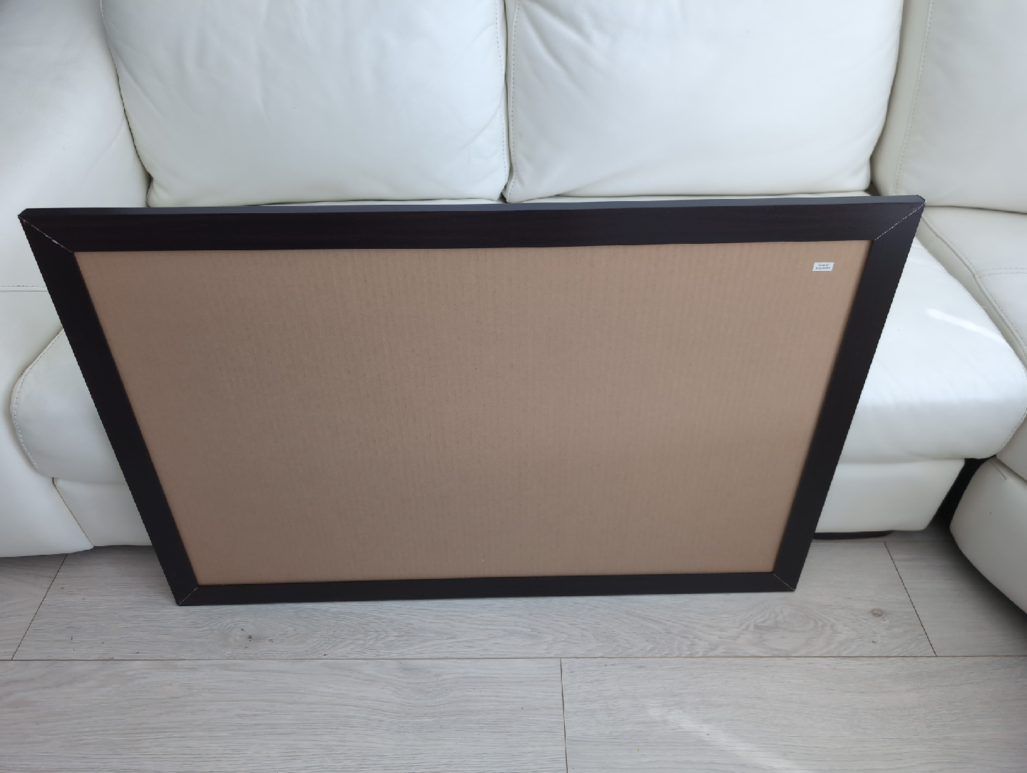 Whiteboard with Dark Wooden Frame - photo 2