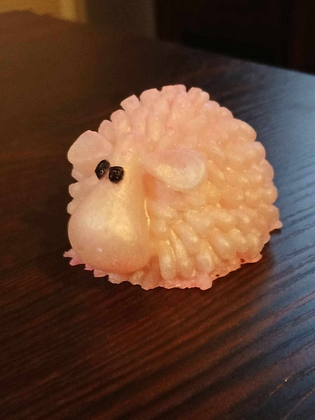 Cute Pink Resin Sheep