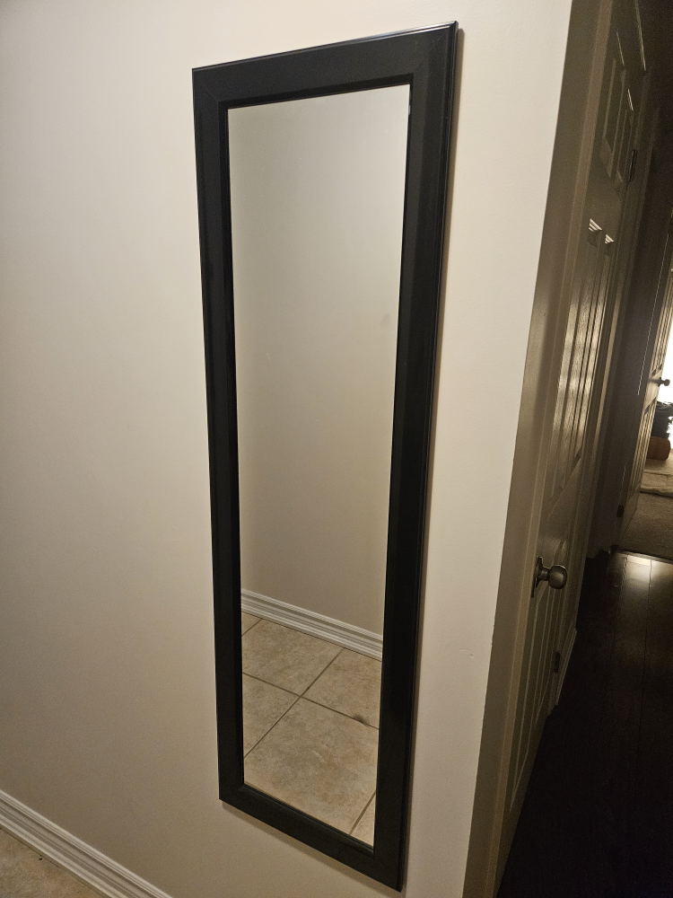 Black Framed Wall Mirror