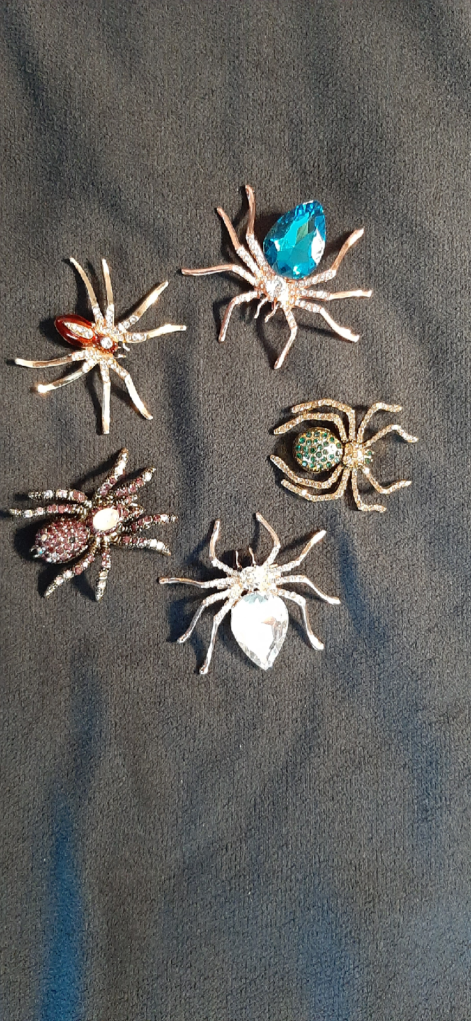 Spider Brooches - $10 each - photo 2