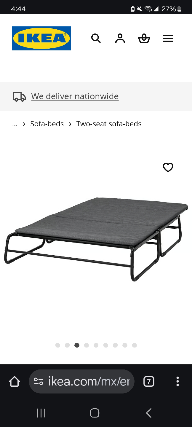 IKEA Two-Seat Sofa Bed - photo 2