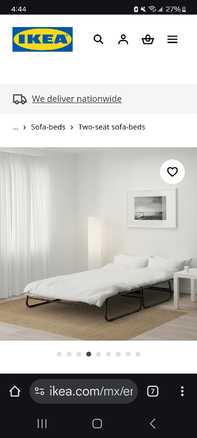 IKEA Two-Seat Sofa Bed - photo 3