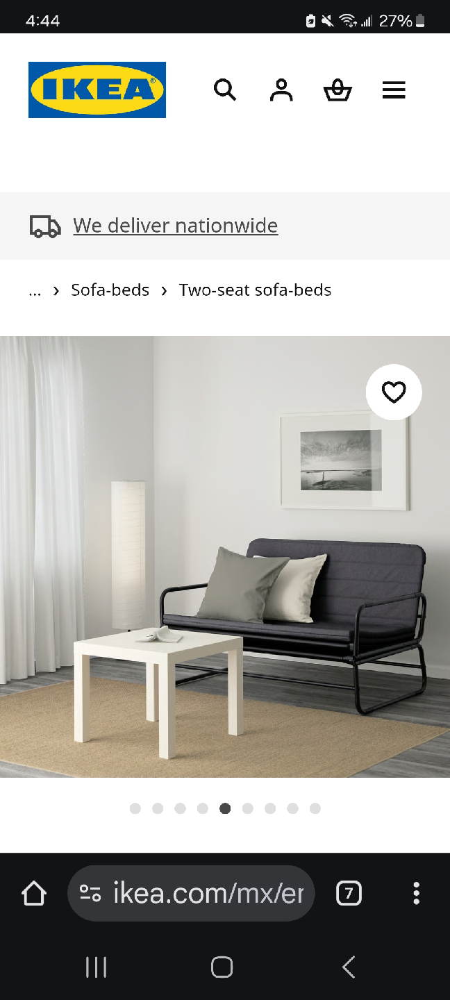 IKEA Two-Seat Sofa Bed - photo 4