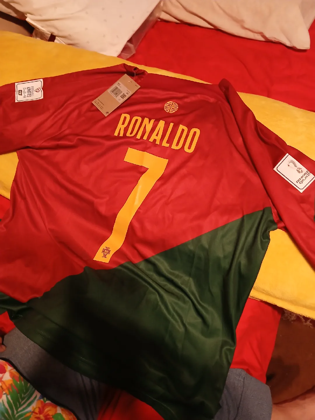 Nike Portugal Ronaldo #7 Soccer Jersey Kit image indicator(2)