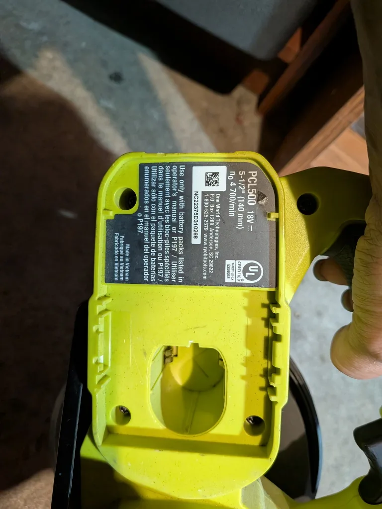 Ryobi PCL500 18V Circular Saw image indicator(2)