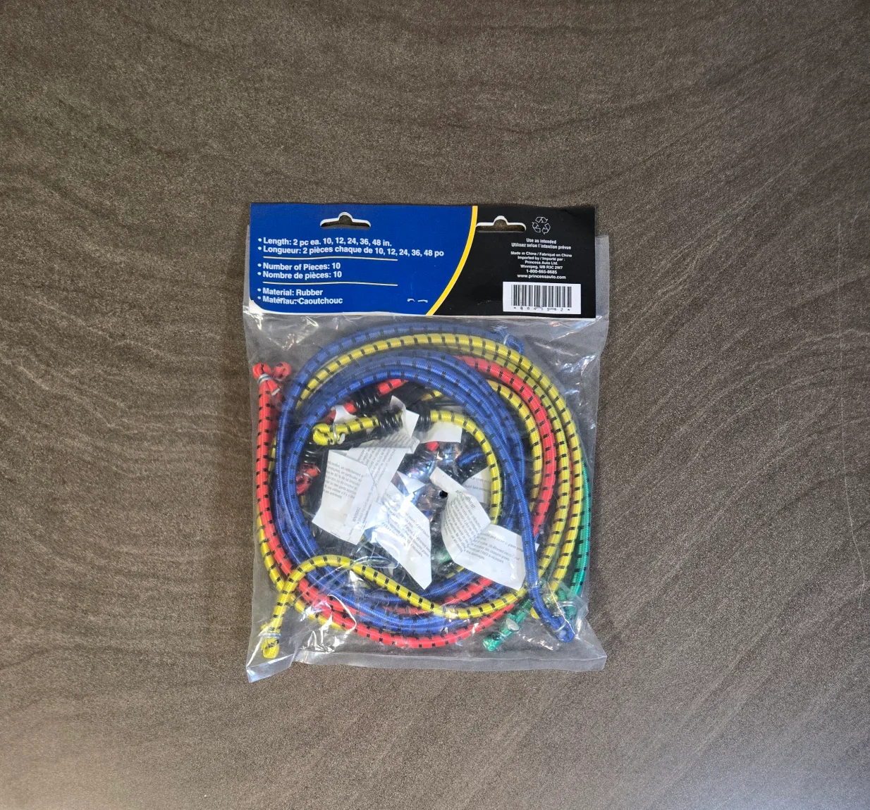 Power Fist 10 pc Assorted Bungees image indicator(2)