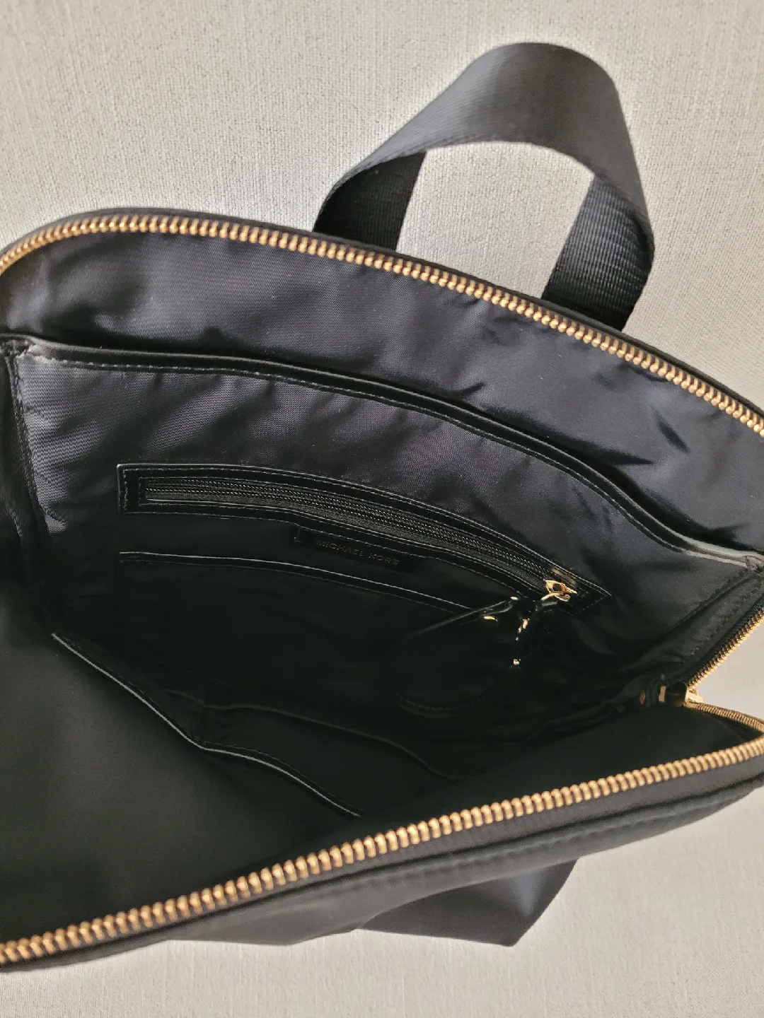 Michael Kors Nylon Black Backpack image indicator(3)