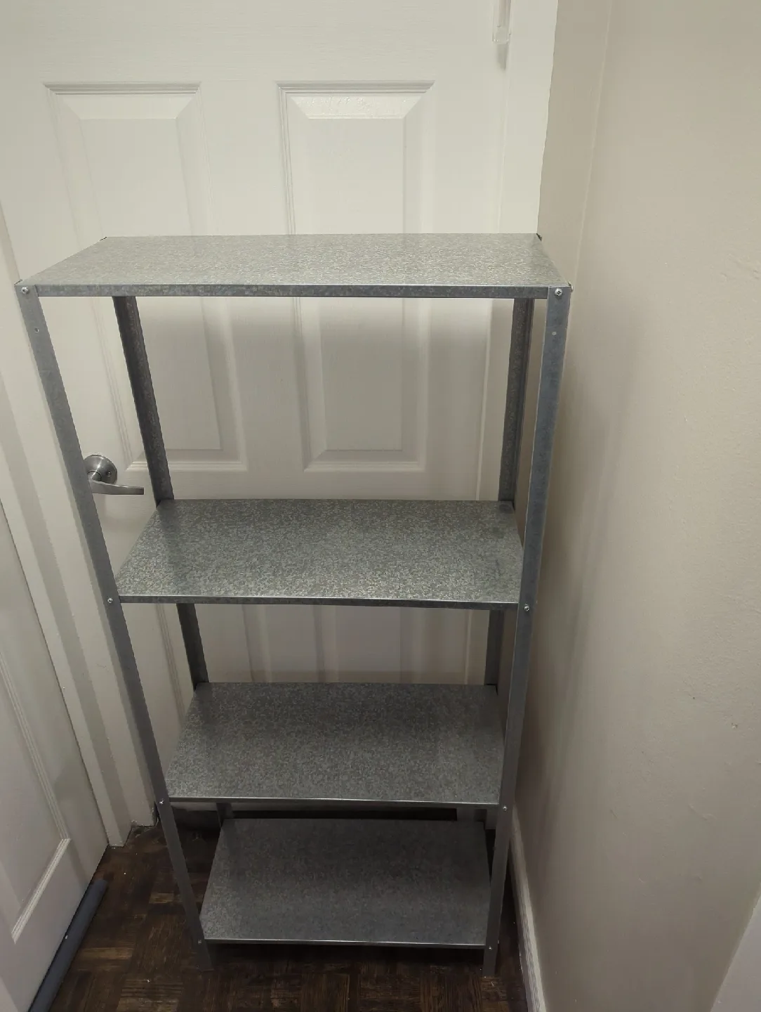 3 tall IKEA HYLLIS Metal Shelf Units - Indoor/Outdoor image indicator(2)