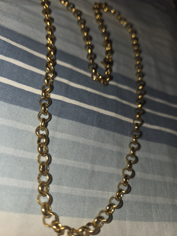 Gold coated Chain Necklace