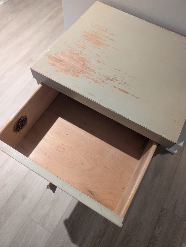 Vintage 1940s Victorville Furniture Nightstand - photo 2