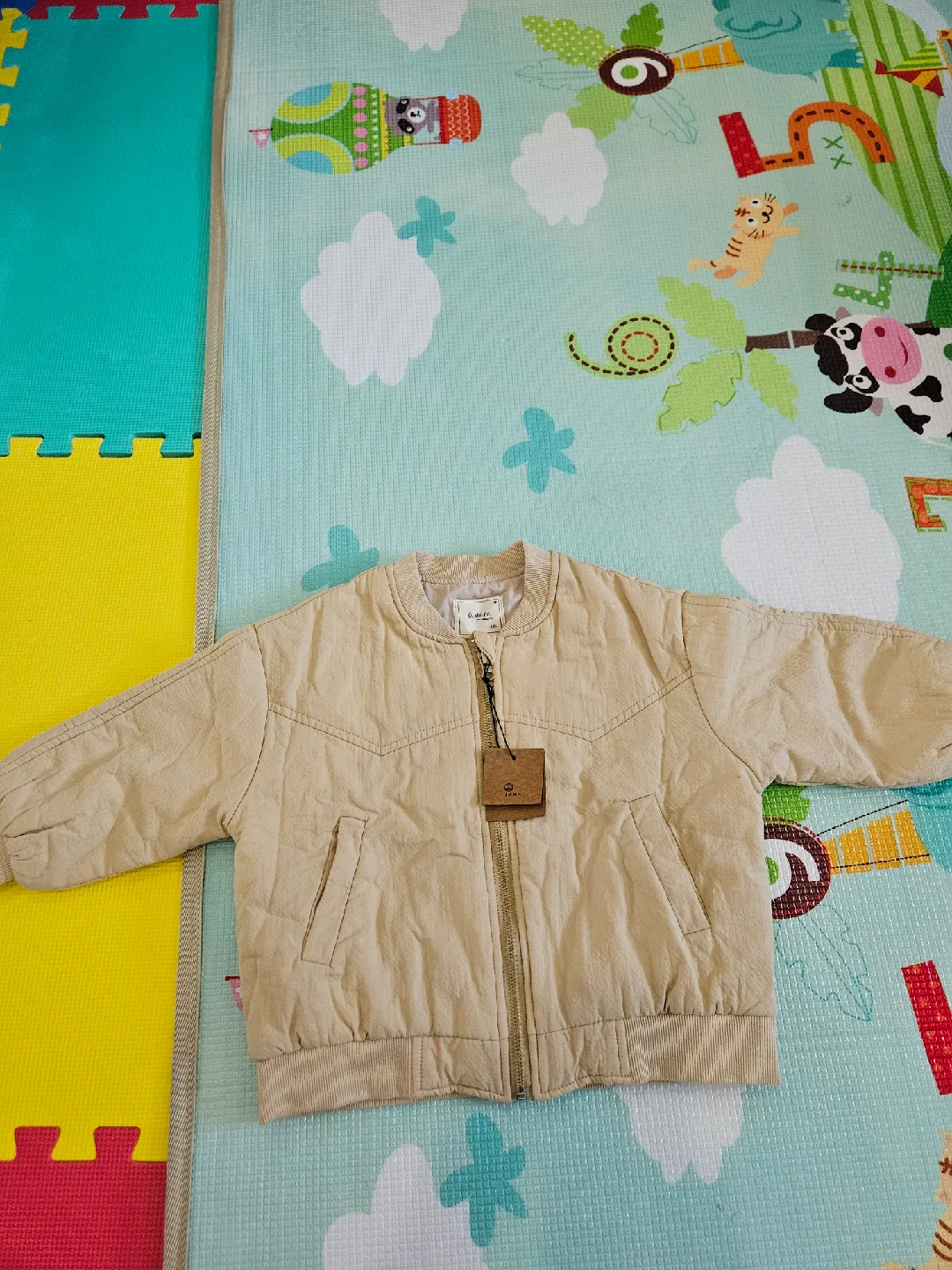 R.K.L Kids Beige Jacket - Size 110 thumbnail